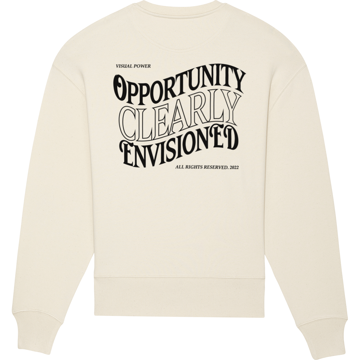 Oversized Sweater - Opportunity Back Print
