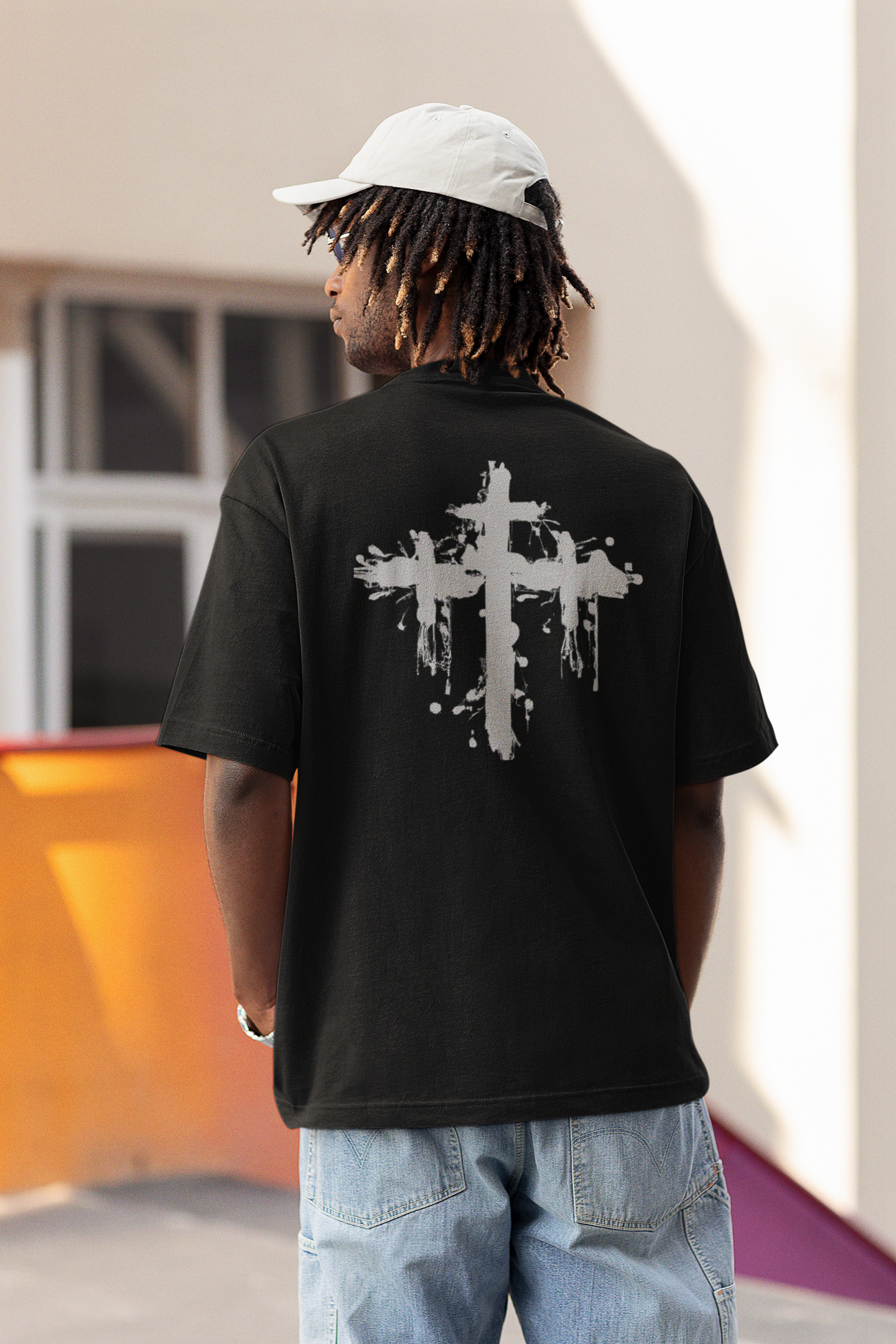 Oversized T shirt Cross To Bear VSLPWR
